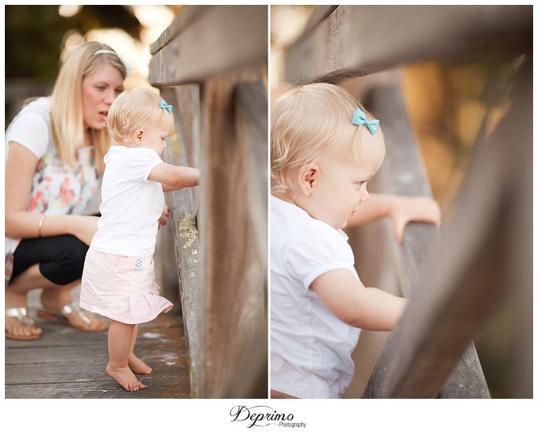 Family photos at the park